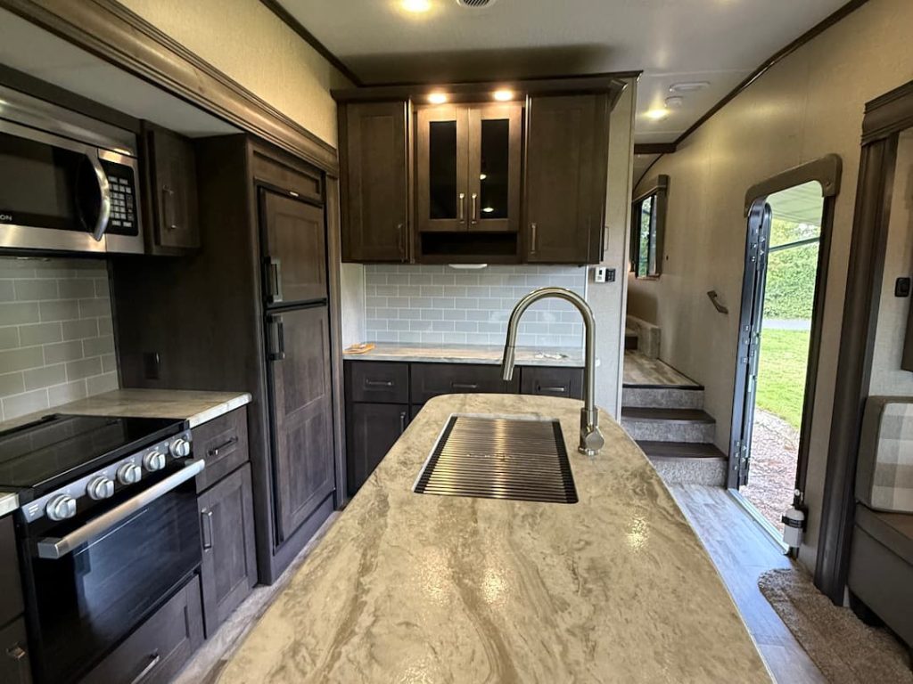 RV interior kitchen